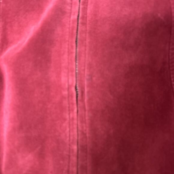 Woman's Dusty Rose Washable Suede Blazer Cottagecore Western Americana Chic LG - Picture 6 of 8